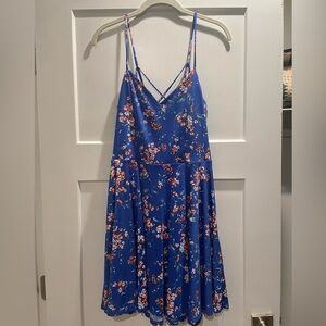 Blue Floral Dress